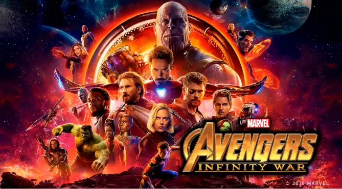 Poster for the movie Avengers: Infinity War