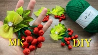 Гілочка горобини зі стрічкиRowan RIBBON️DIY