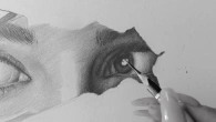 how to draw realistic eyes with pencil . real time