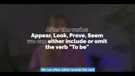 Linking verbs