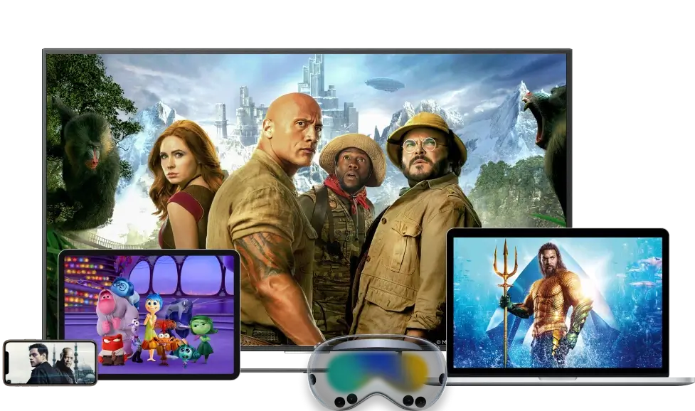 Зображення фільмів/серіалів на різних пристроях