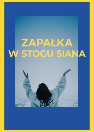 Zapałka w stogu siana — plakat