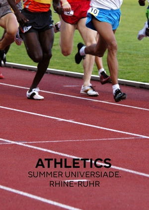 Athletics. Summer World University Games. Rhine-Ruhr