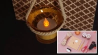 DIY Decorative candle holder made from basic materials