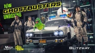 BLITZWAY ECTO-1 y 4 FIGURAS BLITZWAY GHOSTBUSTER 1:6