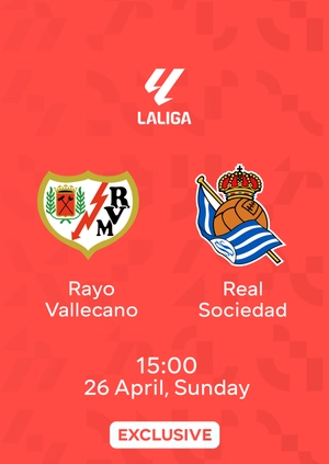 Rayo Vallecano — Real Sociedad