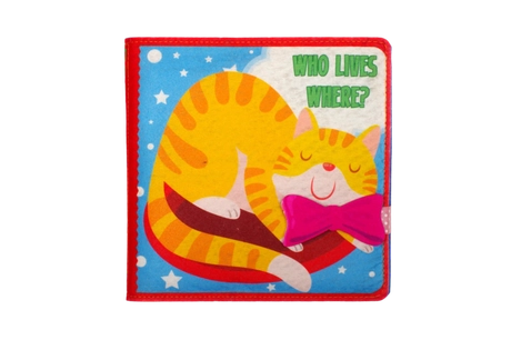 Фетрова книжка «Who Lives Where?»