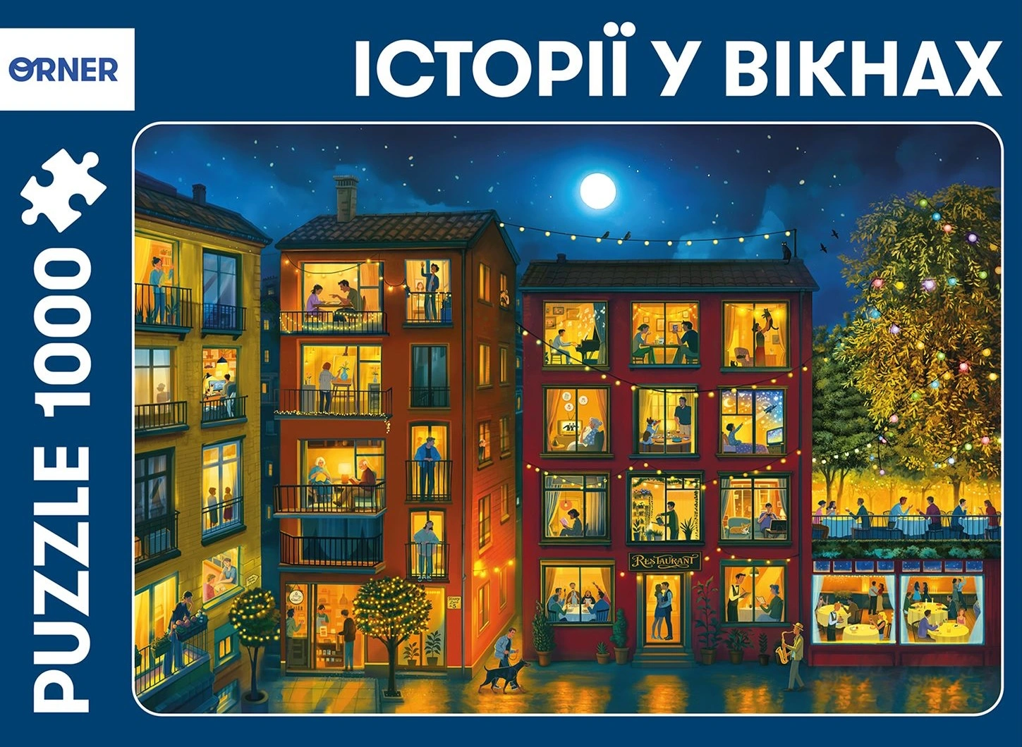 Пазли «Історії у вікнах» 1000 елементів