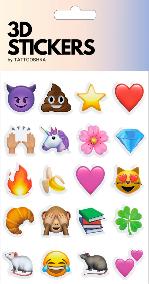 3D стікери «Емодзі»