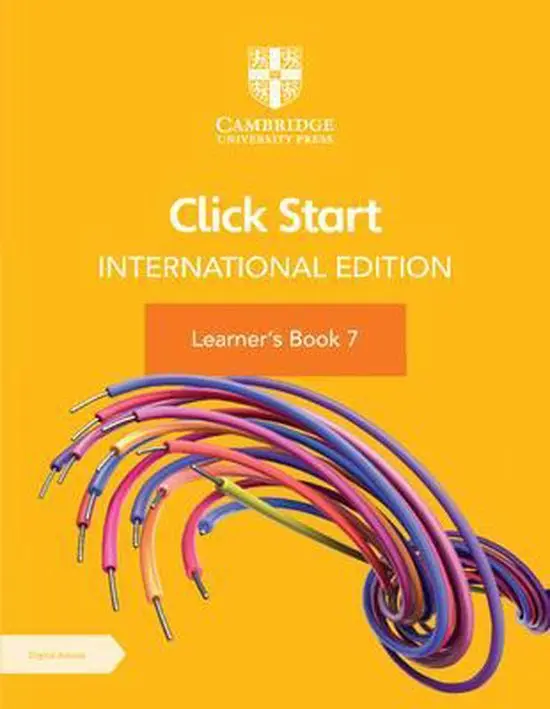 Обкладника "Click Start International Edition. Learner's Book 7 with Digital Access (1 Year)" Обкладинка "Click Start International Edition. Learner's Book 7 with Digital Access (1 Year)"