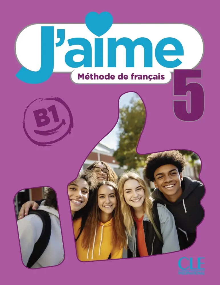 Обкладника "J'aime 5 (B1). Livre de l'élève" Обкладинка "J'aime 5 (B1). Livre de l'élève"