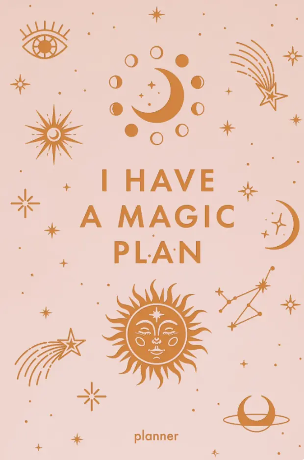 Обкладника "Блокнот для планування «I HAVE A MAGIC PLAN mini» бежевий" Обкладинка "Блокнот для планування «I HAVE A MAGIC PLAN mini» бежевий"