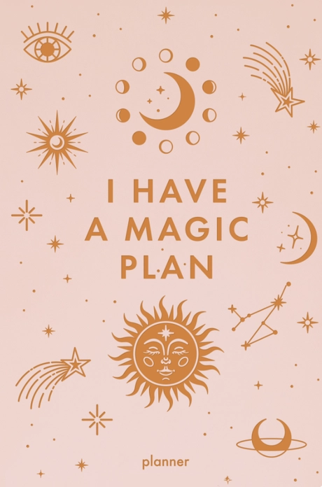 Блокнот для планування «I HAVE A MAGIC PLAN mini» бежевий