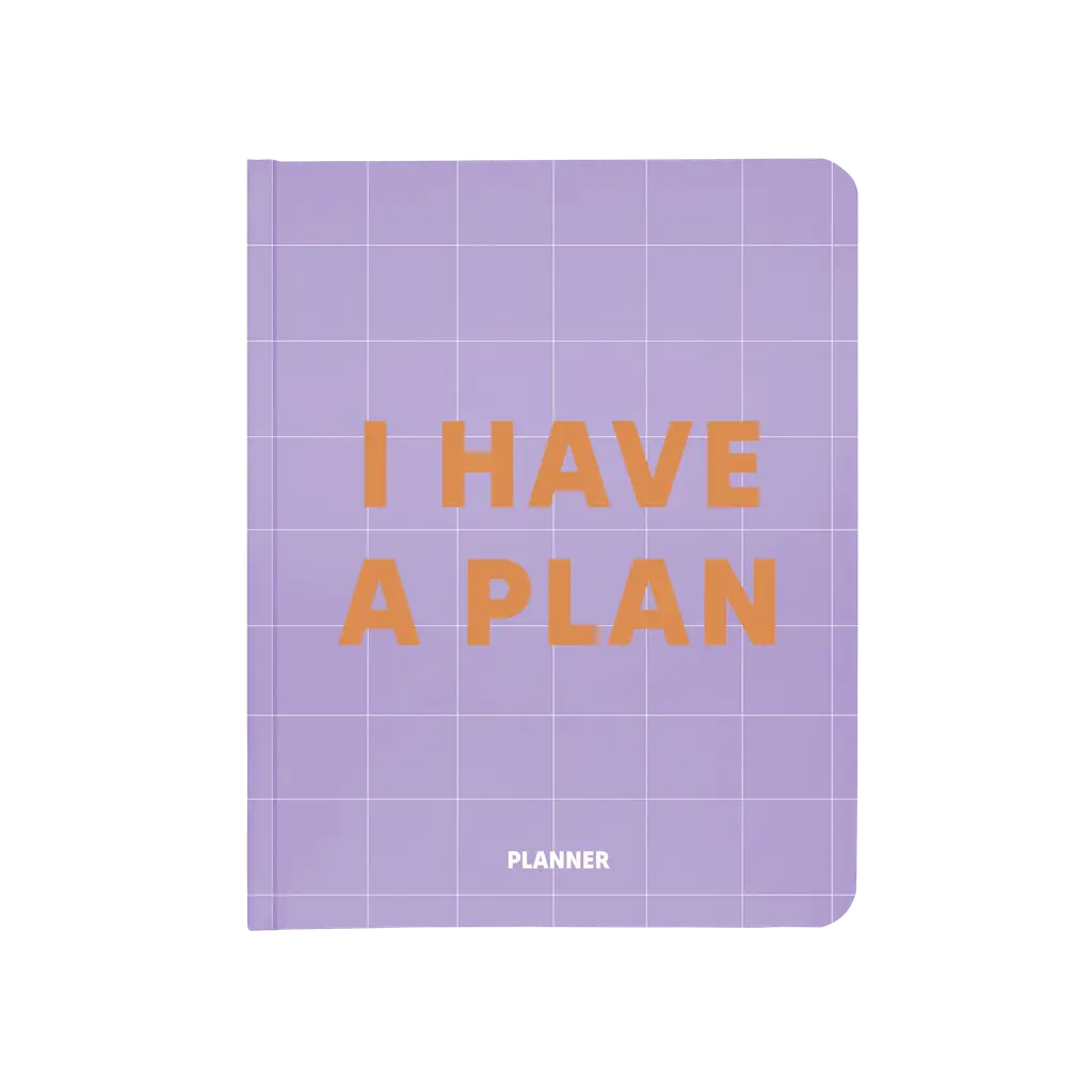 Обкладника "Блокнот для планування "I HAVE A PLAN" бузковий" Обкладинка "Блокнот для планування "I HAVE A PLAN" бузковий"
