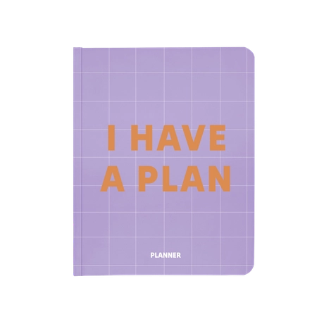 Блокнот для планування "I HAVE A PLAN" бузковий