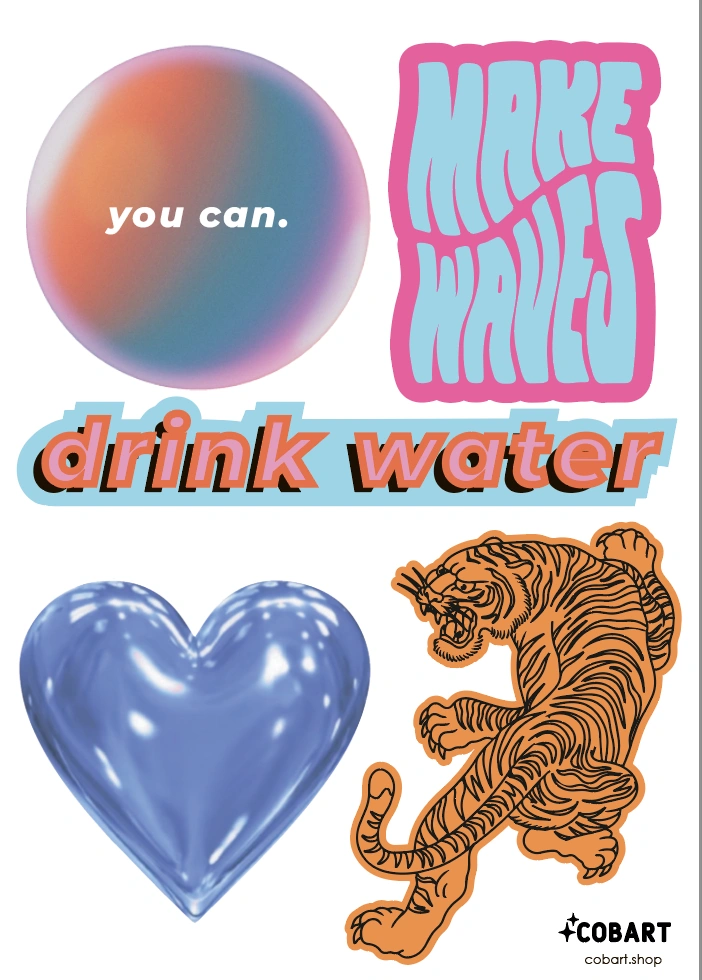 Вініловий стікерпак «You can»