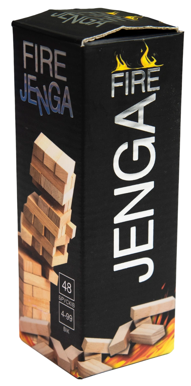 Настільна гра «Fire Jenga 48 брусків»