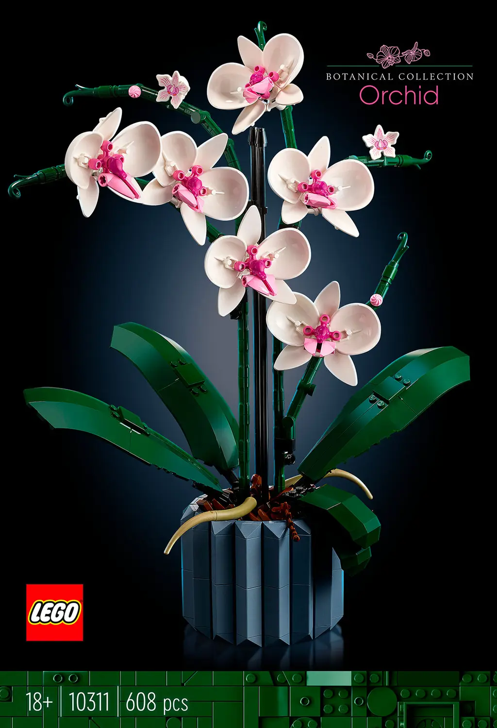 Обкладника "Конструктор LEGO Орхідея" Обкладинка "Конструктор LEGO Орхідея"