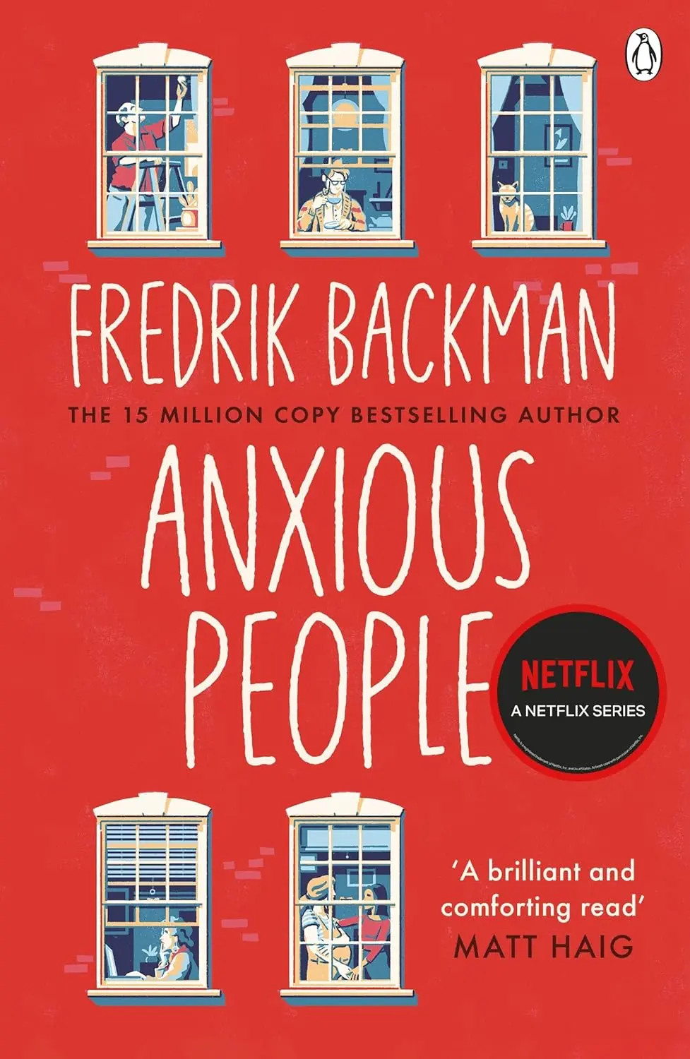 Обкладника "Anxious People" Обкладинка "Anxious People"