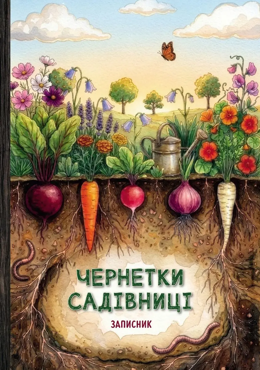 Обкладинка "Чернетки садівниці"