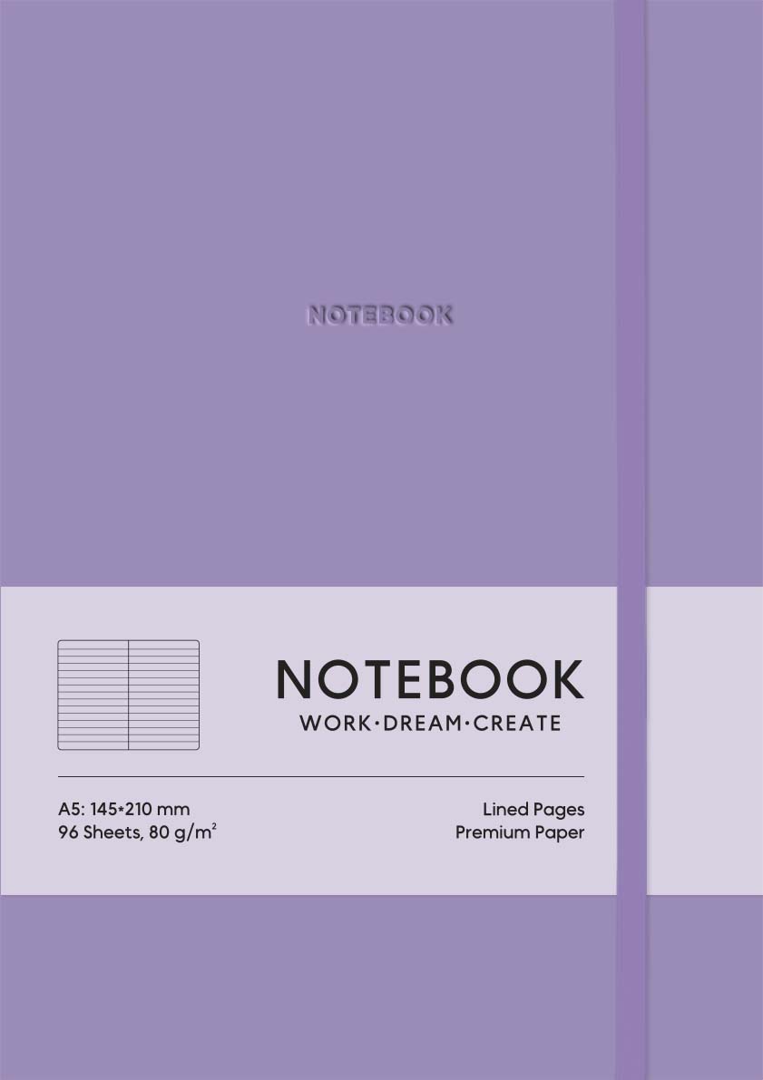 Блокнот "Notebook" у лінію (фіолетовий)