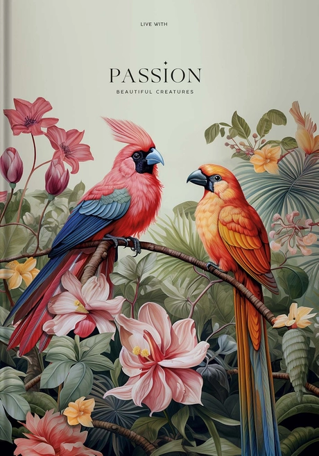 Зошит в інтегральній палітурці «Passion» у клітинку (червоний)