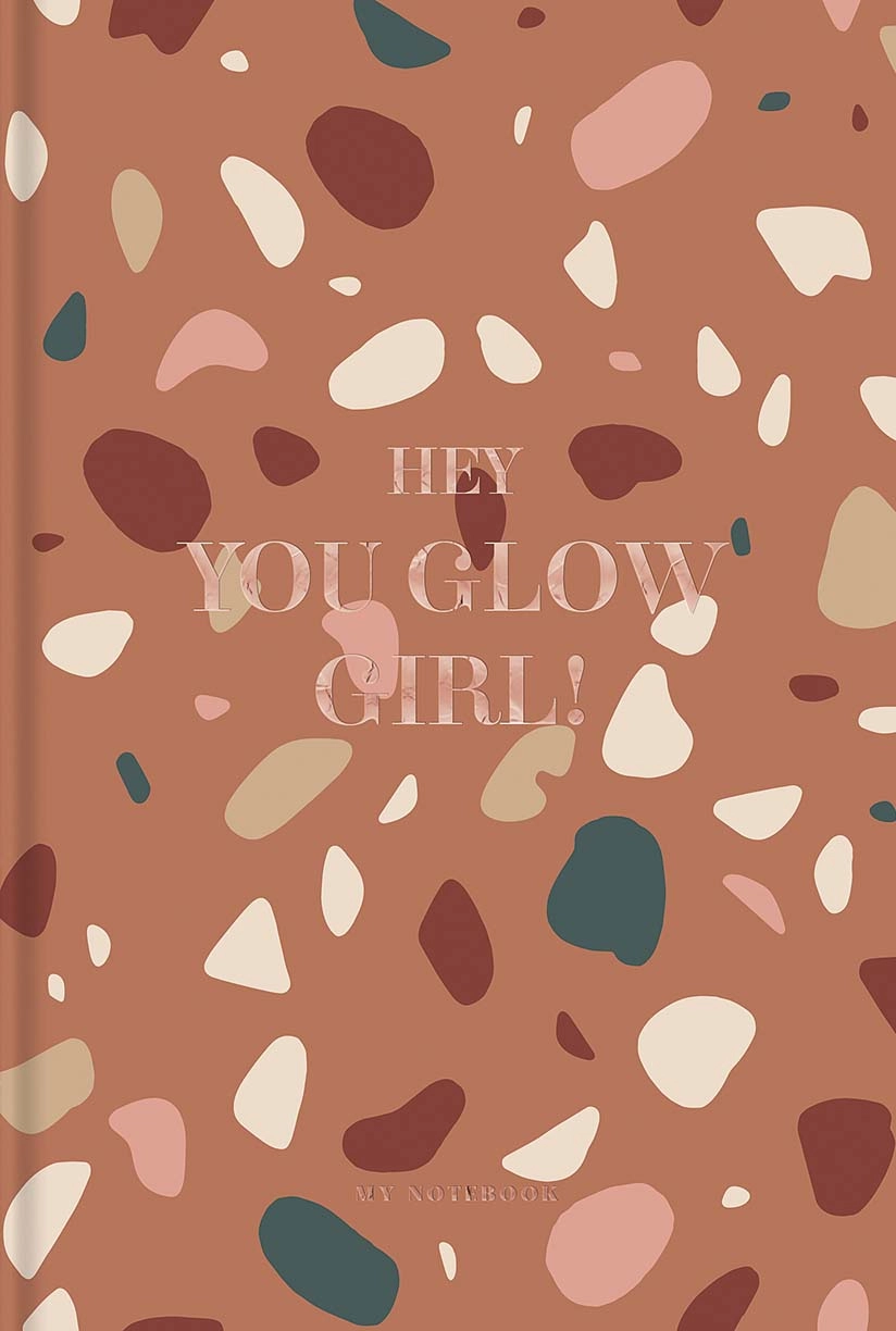 Обкладника "Зошит в інтегральній палітурці «Hey, you glow girl!» у клітинку" Обкладинка "Зошит в інтегральній палітурці «Hey, you glow girl!» у клітинку"