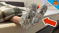 Wrap Aluminum Foil around your Feet and WATCH WHAT HAPPENS(Surprisingly)