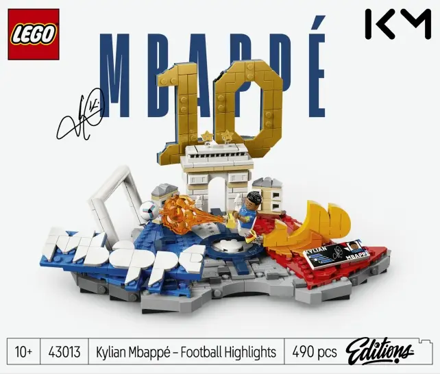 Конструктор LEGO Editions Кіліан Мбаппе - найкращі моменти футбольних матчів