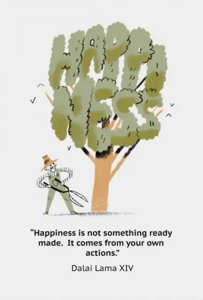 Обкладника "Магнітна листівка «Happiness»" Обкладинка "Магнітна листівка «Happiness»"