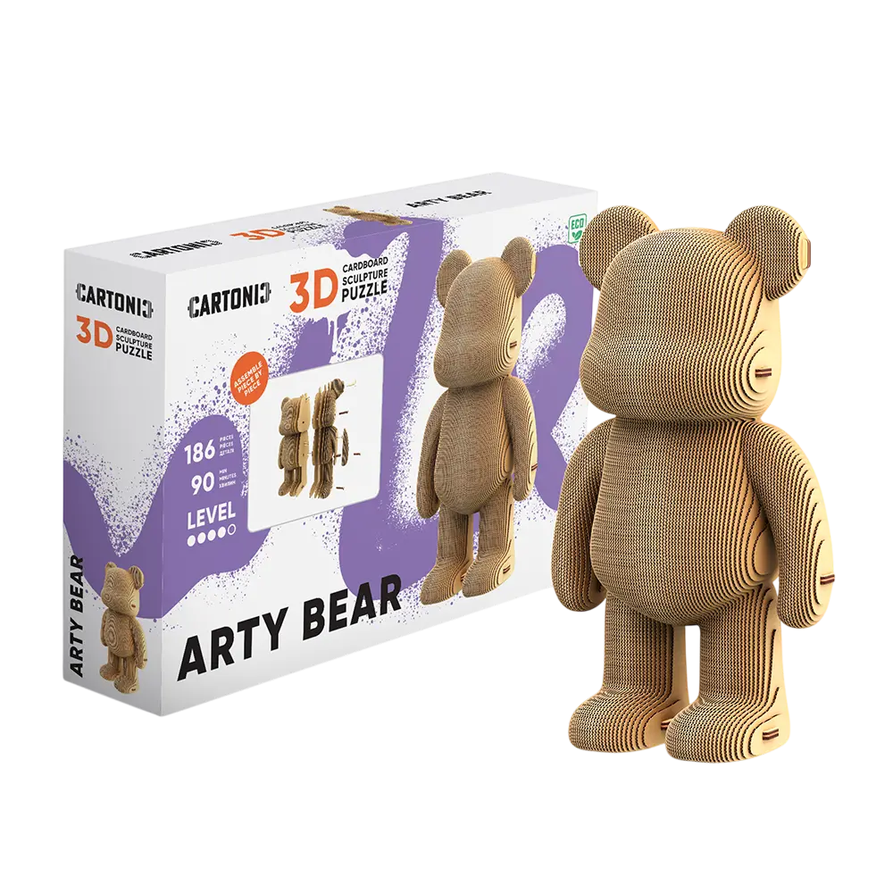 Обкладника "Картонний конструктор «Cartonic 3D Puzzle ARTY BEAR»" Обкладинка "Картонний конструктор «Cartonic 3D Puzzle ARTY BEAR»"
