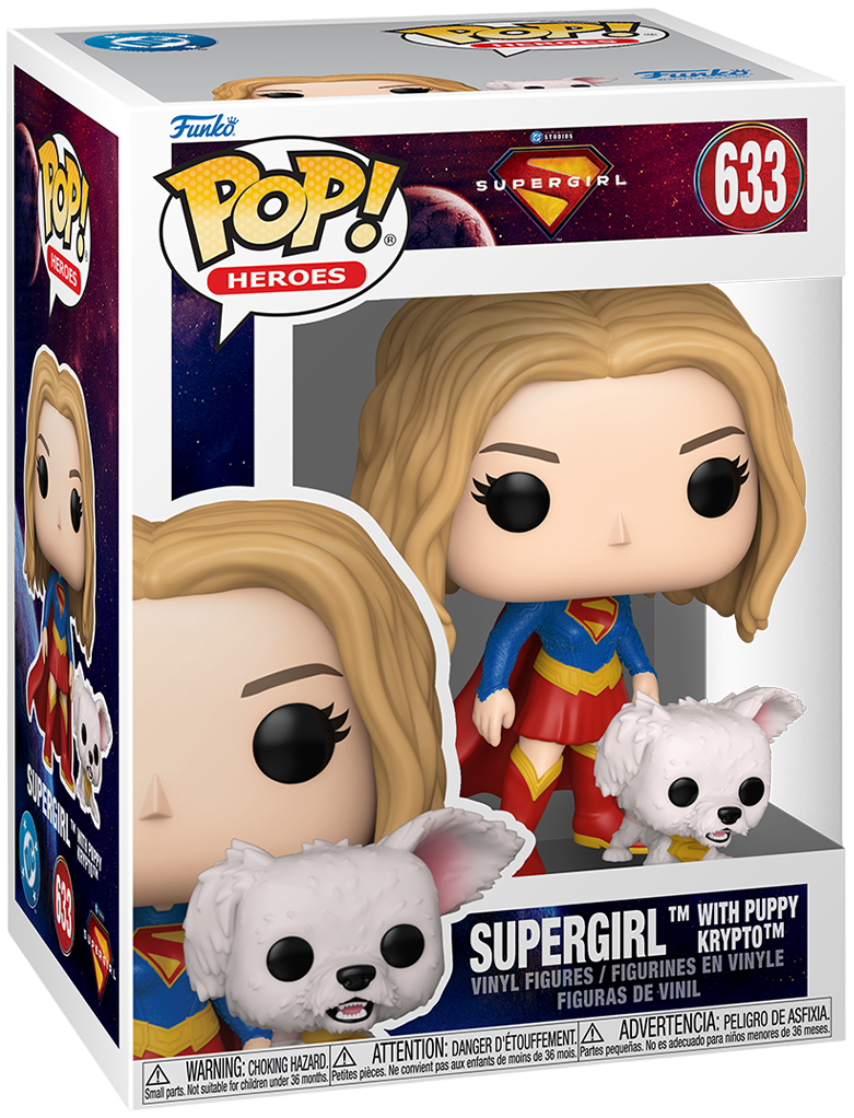 Набір фігурок Funko Pop DC Comics Суперґьорл і Крипто...