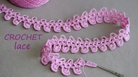 Very Easy Crochet Border Ribbon Easy to Crochet Tape Lace pattern КРУЖЕВО КРЮЧКОМ простое ВЯЗАНИЕ