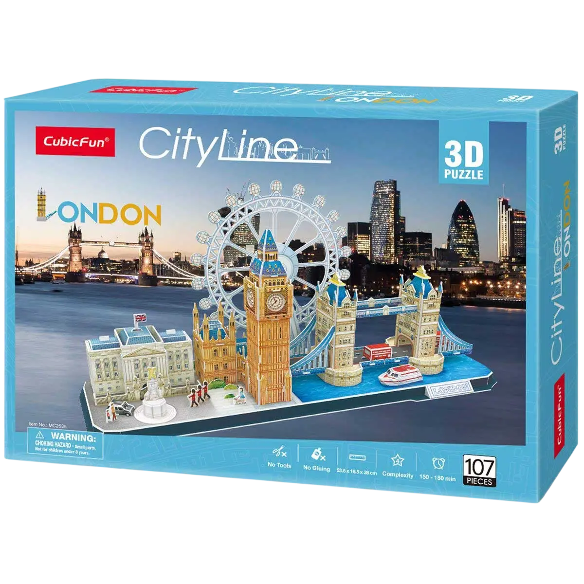 Конструктор 3D CubicFun CityLine London
