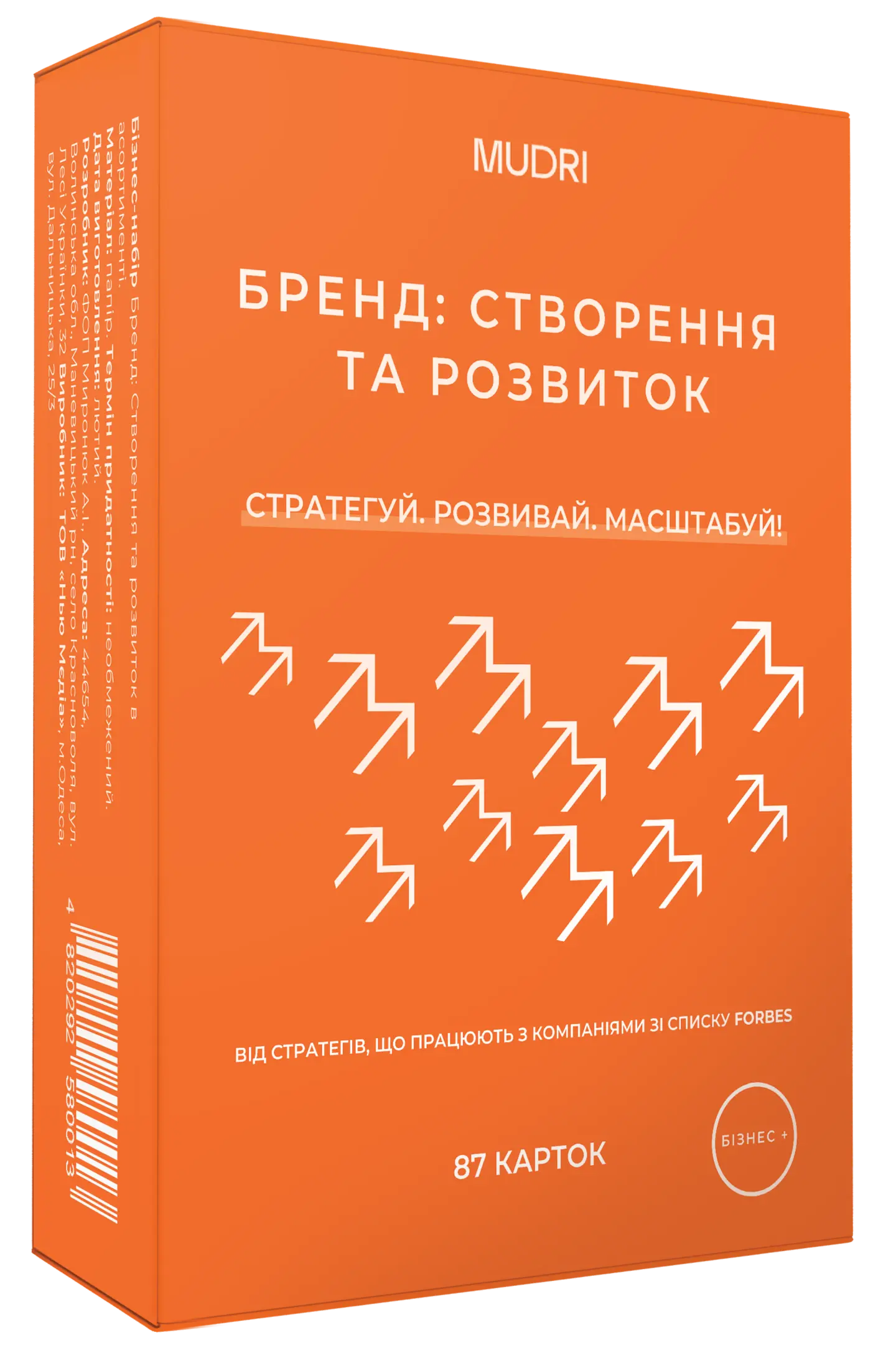 Набір карток «Бренд: створення та розвиток»