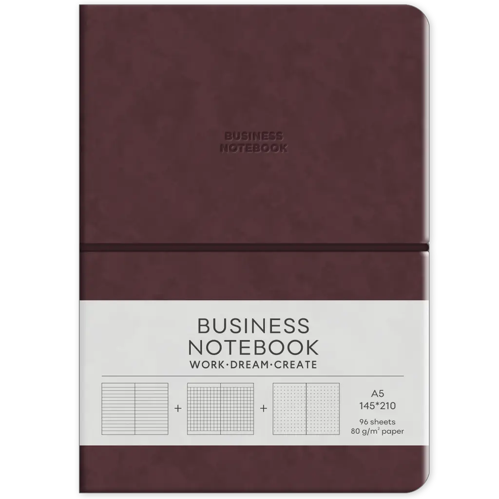 Обкладника "Зошит «Business» у лінію" Обкладинка "Зошит «Business» у лінію"