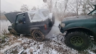 Помыл коврики и попал в ДТП, красивый #OFFROAD продолжается