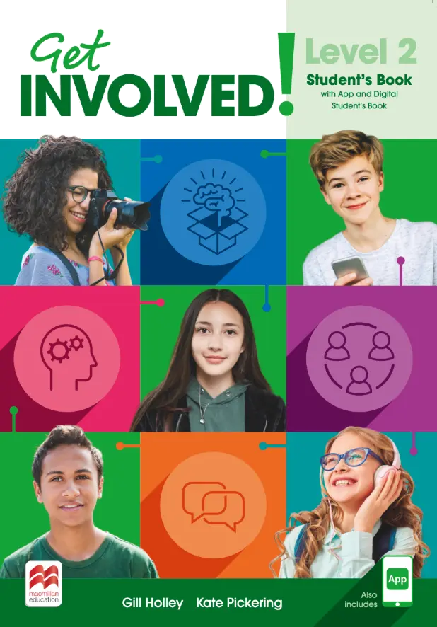 Обкладинка "Get Involved for Ukraine 2 Student's Book with App and Digital Student's Book"