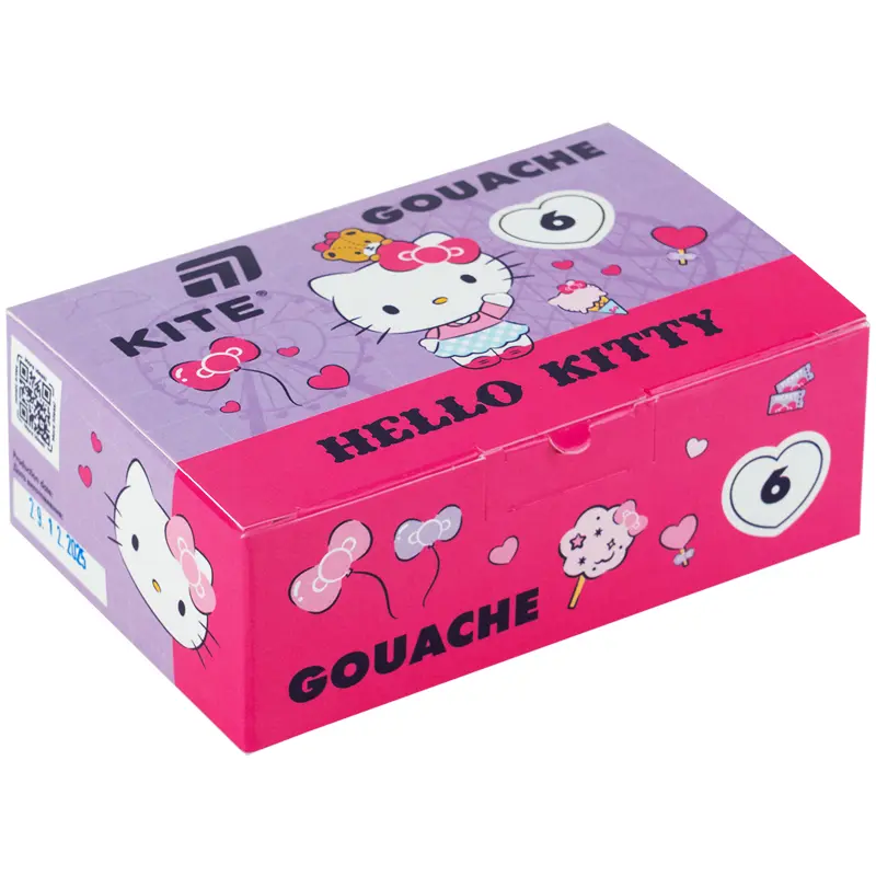 Гуаш Kite Hello Kitty, 6 кольорів