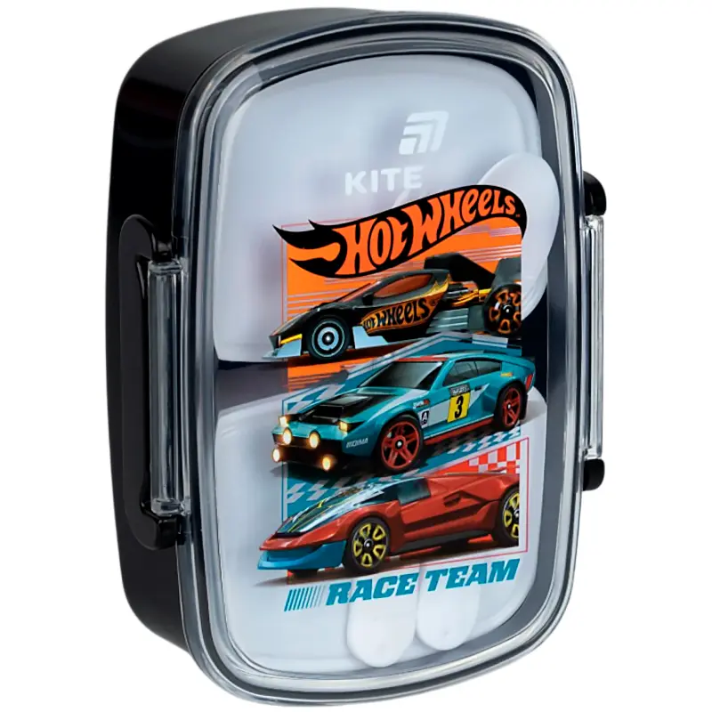 Обкладника "Ланчбокс з наповненням Kite Hot Wheels, 750 мл" Обкладинка "Ланчбокс з наповненням Kite Hot Wheels, 750 мл"