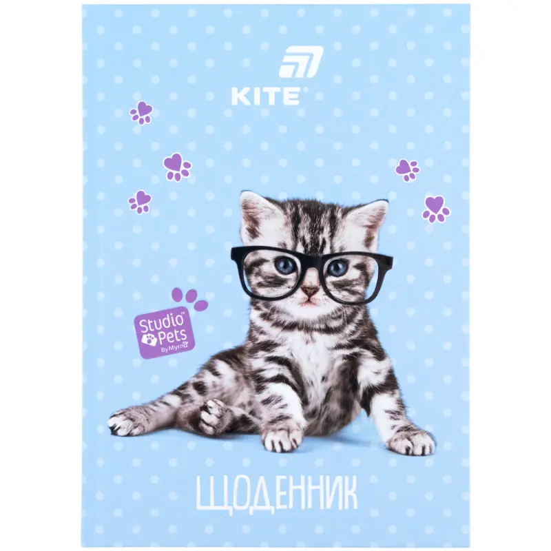 Щоденник шкільний Kite Studio Pets