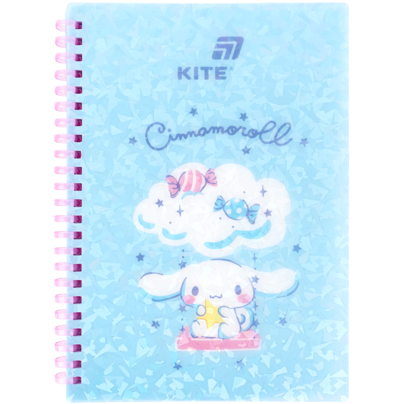 Блокнот на спіралі Cinnamoroll (А5, 80 аркушів, клітинка)
