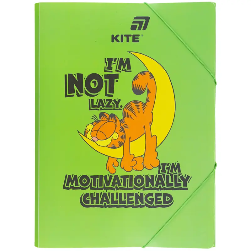 Обкладинка "Папка на гумці Kite Garfield"