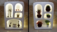 DIY Wall Niche with White Cement & Cardboard!