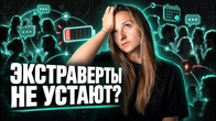 От чего устают ЭКСТРАВЕРТЫ?
