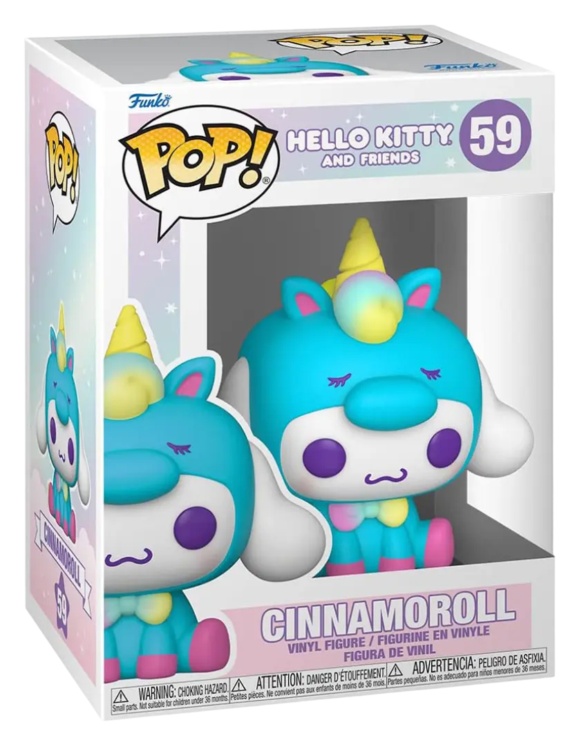 Обкладинка "Фігурка Funko Pop Sanrio Hello Kitty Сіннаморолл у костюмі єдинорога"