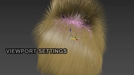 Ornatrix 3ds Max | Customize the viewport for ease of use.