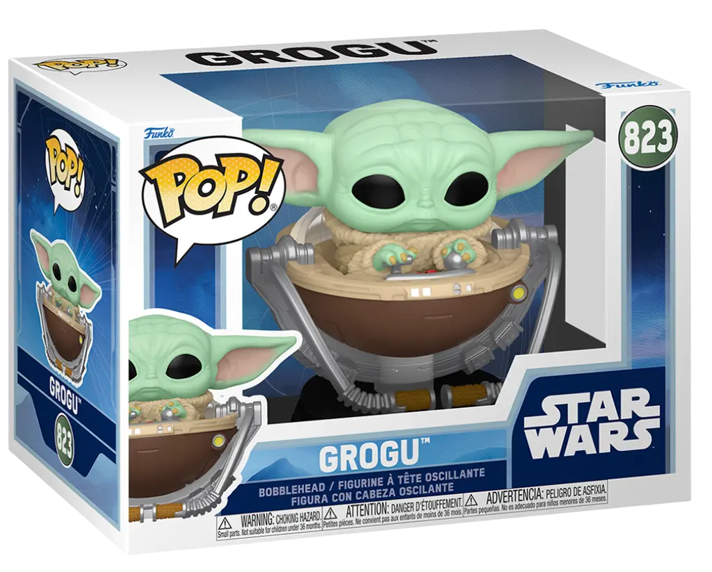 Обкладинка "Фігурка Funko Pop Star wars Ґроґу у колясці"