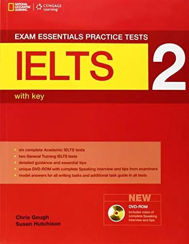 Обкладника "Exam Essentials: IELTS Practice Tests 2 with Answer Key & DVD-ROM" Обкладинка "Exam Essentials: IELTS Practice Tests 2 with Answer Key & DVD-ROM"