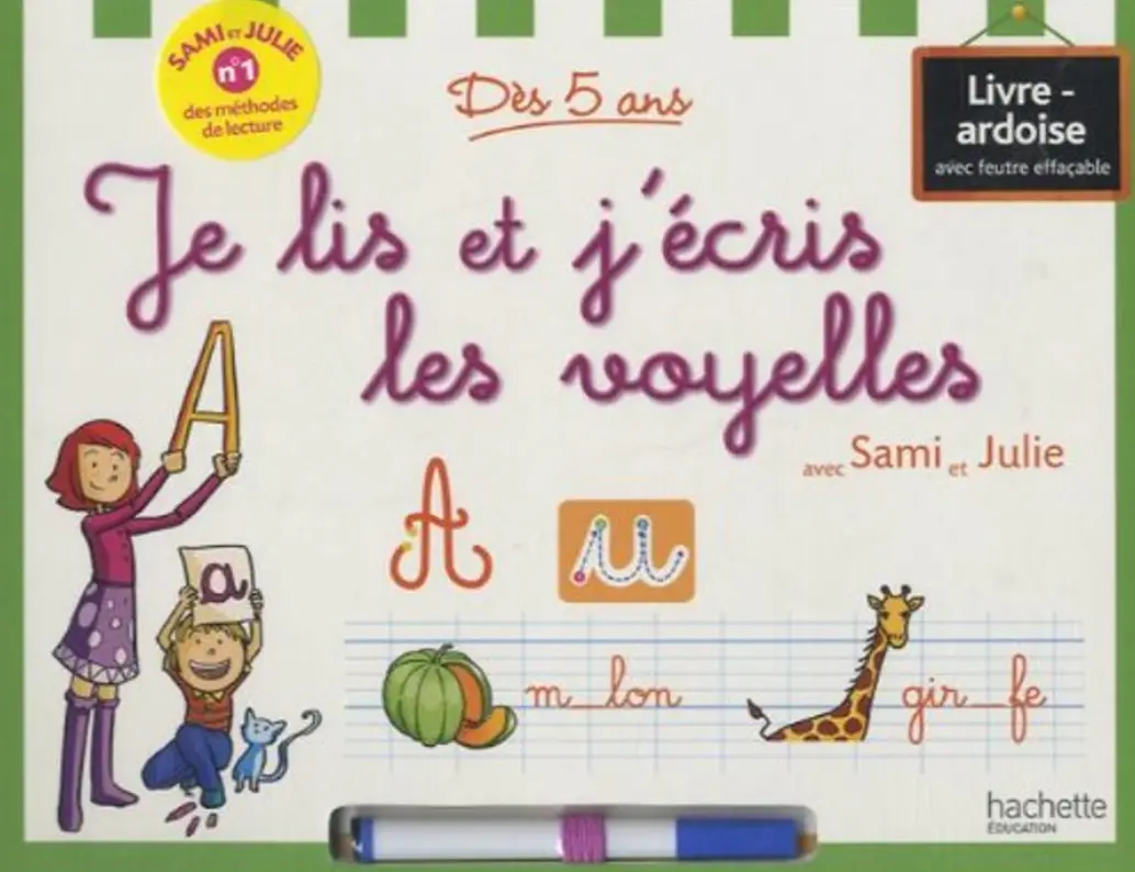 Sami et Julie: Je lis et j'ecris les voyelles (livreardoise)